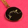 Bird 18k Gold Plated Friendship Necklace, thumbnail 2 of 11