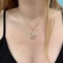 Good Luck Necklace With Four Leaf Clover, thumbnail 10 of 11