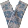 Cashmere Wrist Warmers Jacquard Floral, thumbnail 4 of 4