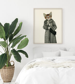 Kitten Dressed As Cat Art Print, 6 of 8