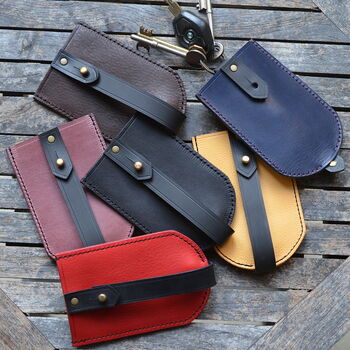 Supple Leather Key Pouch Case By Sue Lowday Leather