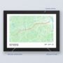 Boston Personalised Marathon Map Print, thumbnail 3 of 3