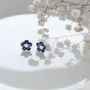 Forget Me Not Flower Blue Earring Studs In A Tin, thumbnail 1 of 2