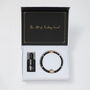 Bracelet Gifts For Men / Black Onyx Aromatherapy Bracelet With Oil Christmas Gift Set, thumbnail 1 of 9