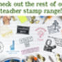 Teacher Stamp 'Excellent Reading', thumbnail 5 of 5