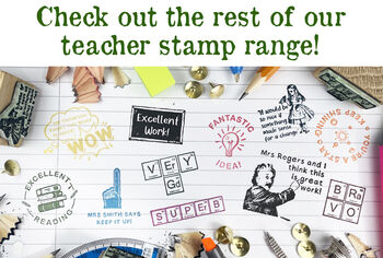 Teacher Stamp 'Excellent Reading', 5 of 5