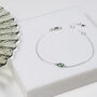 Emerald And Sterling Silver Gemstone Bracelet, thumbnail 1 of 5