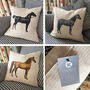 Vintage Equestrian Horse Cushion, thumbnail 1 of 10