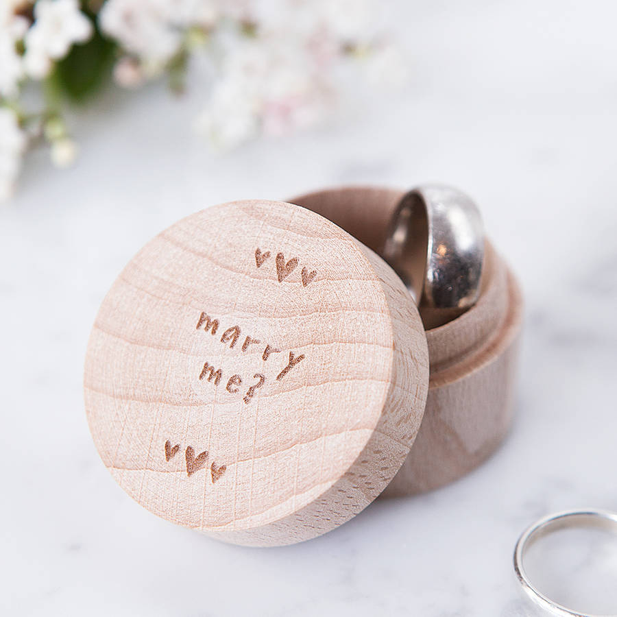 Personalised Proposal Ring Box, 1 of 5