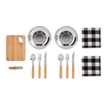 Luxury Bamboo Tableware Picnic Set, 2 of 2