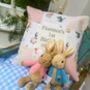 Peter Rabbit Birthday Cushion, thumbnail 10 of 10
