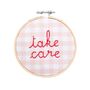 Take Care Embroidery Hoop Kit, thumbnail 2 of 8