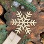 Colourful Christmas Snowflake Decoration Ornament Sign, thumbnail 3 of 12