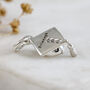 Mortar Board Personalised Silver Graduation Charm, thumbnail 3 of 12