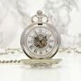 Personalised Pocket Watch With A Nautical Wheel Design, thumbnail 3 of 4