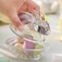 Decorative Easter Bunny Glass Trinket Box, thumbnail 3 of 3