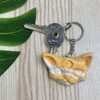 Cat Witchcraft Keyring Keychain, 3 of 8
