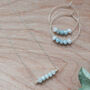 Aquamarine Sterling Silver Necklace, thumbnail 4 of 7