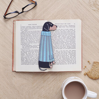 Dachshund Dog Bookmark Personalised Option, 4 of 11