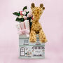 Georgie Giraffe Welcome Hamper, Blue, thumbnail 2 of 7