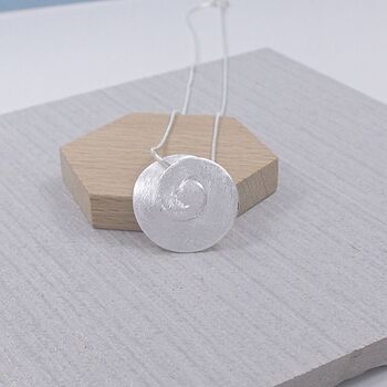 Sterling Silver Vortice Pendant, 3 of 5