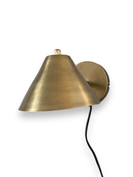 Antera Wall Lamp, Brass Finish, Iron, 7 of 8