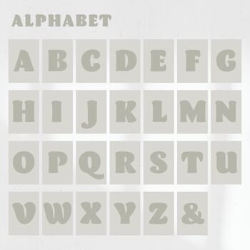 Initial Letter Print In Scandi Neutrals For Kids Room, 9 of 12