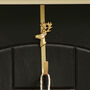 Gold Stag Over Door Wreath Hanger, thumbnail 1 of 4