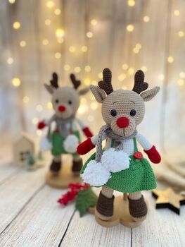 Christmas Gift, Santa`s Reindeer Toy, Rudolph, 6 of 8