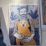 Personalised Pet And Owner Portrait Giclée Art Print, thumbnail 3 of 3