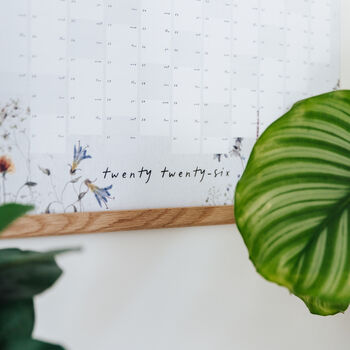 2026 Meadow Flowers Wall Planner, 2 of 7