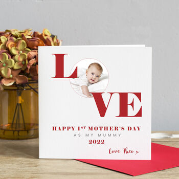 1st Mother's Day Photo Card, 3 of 3