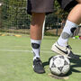 Football Men's Upcycled Crew Socks, thumbnail 2 of 4