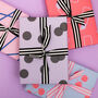 Luxury Polka Dot Wrapping Paper, Purple, thumbnail 4 of 6
