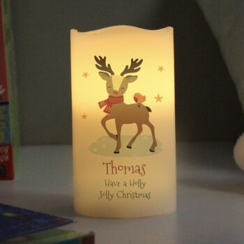 Personalised Christmas Nightlight LED Candle, 5 of 6