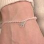 Cocker Spaniel Silhouette Crystal Bracelet Personalised, thumbnail 1 of 5