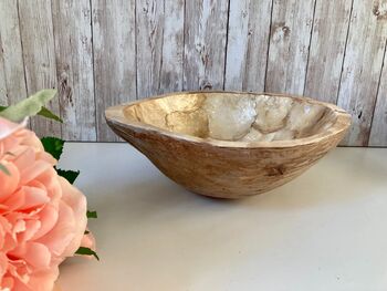 Coconut Shell Bowl With Pearlised Lining Natural Bowl, 10 of 10