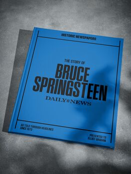 Bruce Springsteen Personalised Gift Music Legend Deluxe Book, 10 of 10