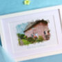 Personalised Watercolour New Home Framed Print, thumbnail 7 of 12