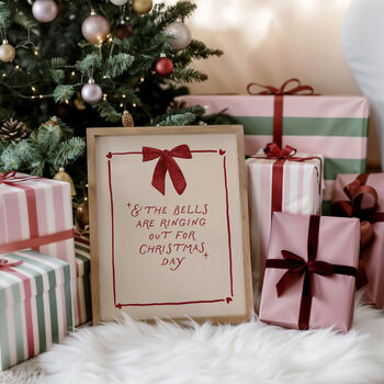 The Bells Are Ringing Out For Christmas Print, 3 of 3