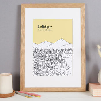 Personalised Linlithgow Print, 6 of 10
