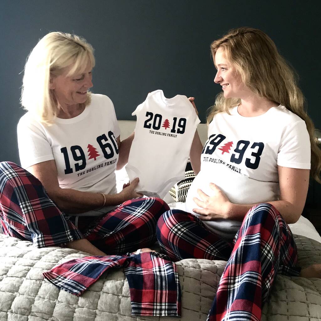 Matching Family Pyjamas With Birth Year, 1 of 2
