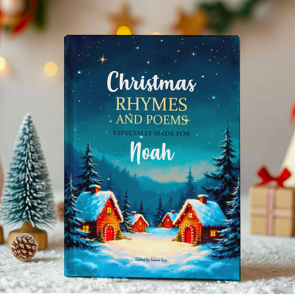 Christmas Rhymes And Personalised Poems Book, 1 of 12