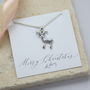 Antique Reindeer Necklace, thumbnail 4 of 6