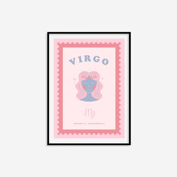 Children's Virgo Zodiac Print, 2 of 8