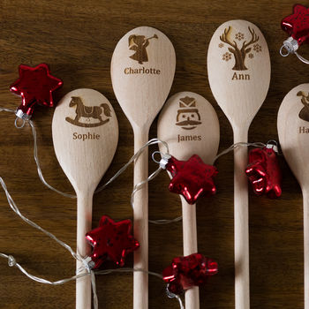 Personalised Christmas Wooden Spoons, 5 of 5
