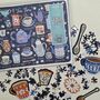 Tea Time 1000 Shaped Pieces Jigsaw Puzzle, thumbnail 1 of 2