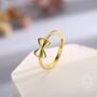Sterling Silver Farfalle Pasta Ring, thumbnail 5 of 12