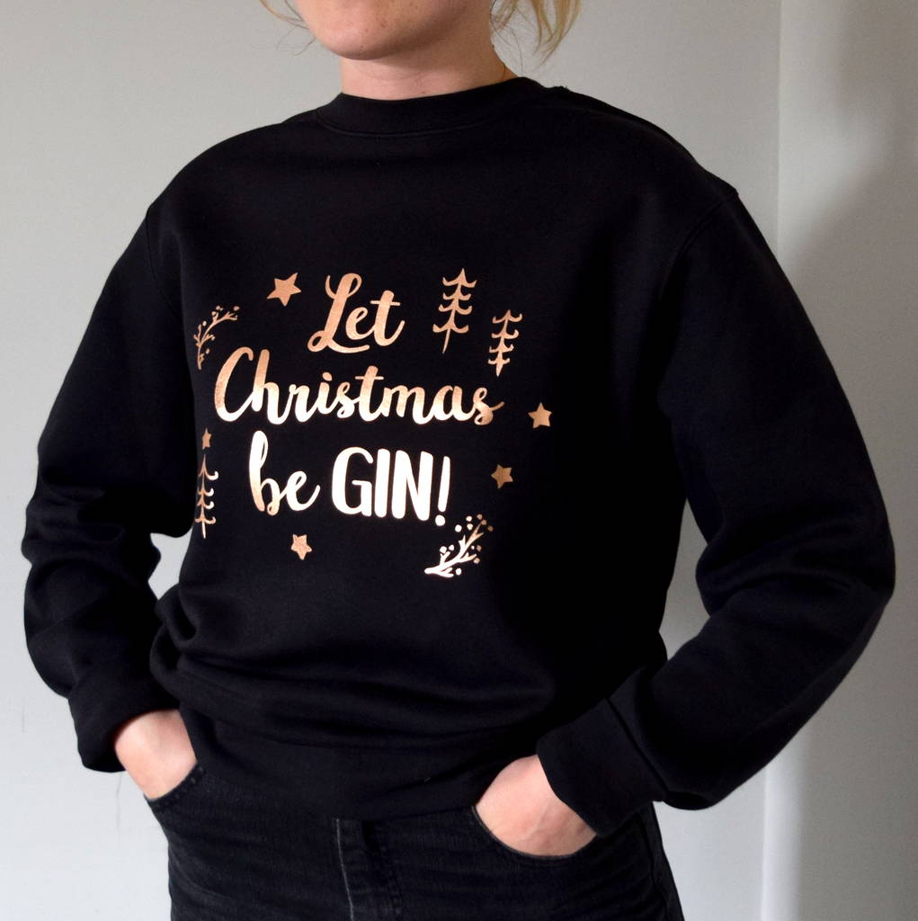 Let Christmas Be Gin Christmas Jumper