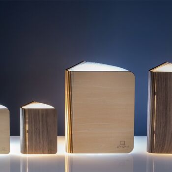 Mini LED Smart Book Light Walnut, 3 of 5